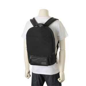 NEW Paul Smith Nylon Backpack Rucksack Mens Black Zip Around Travel Computer Bag